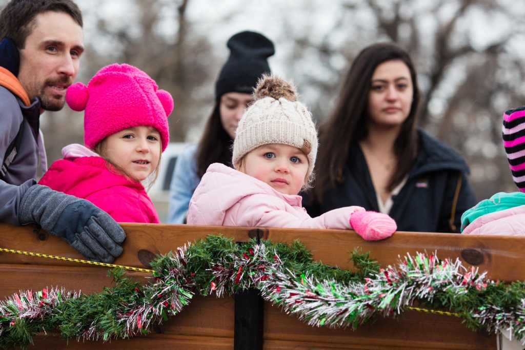 Kids on Sleigh Ride in Grand Forks North Dakota SOULSHINE credit