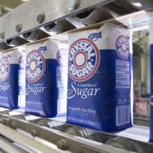 American Crystal Sugar Bags on Production Line