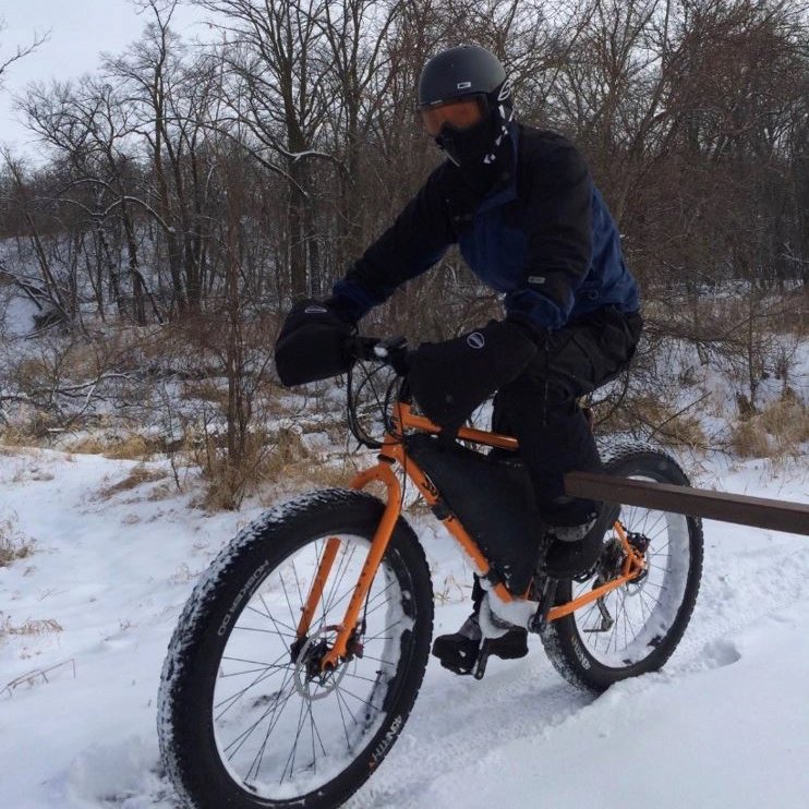 Fat-tire-biking Fat tire snow biking in Grand Forks