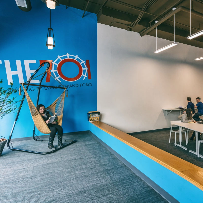 701-coworking-space The 701 Coworking Space in Grand Forks.