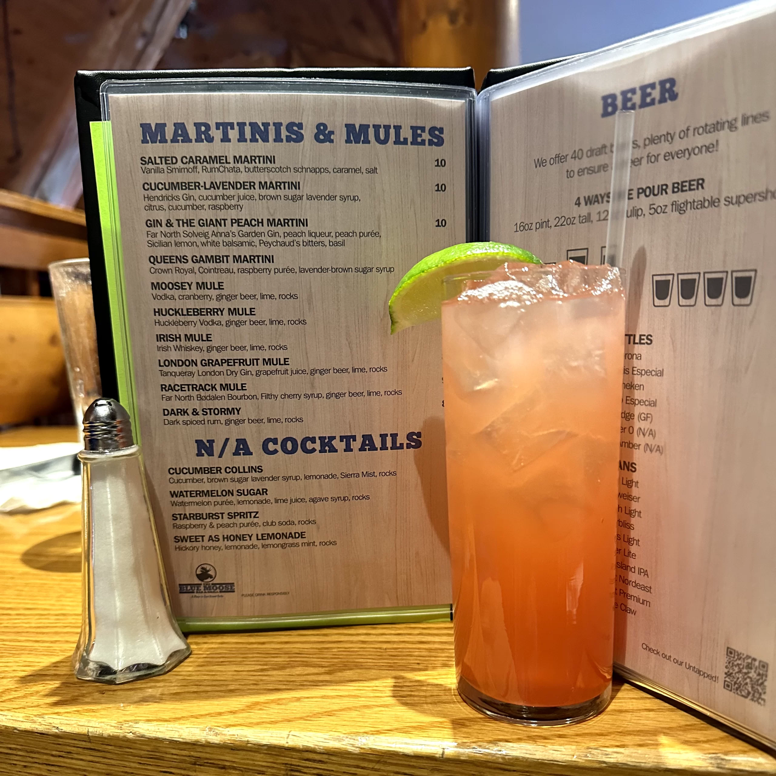 blue-moose-watermelon-sugar Mocktails in Grand Forks at Blue Moose Bar & Grill.