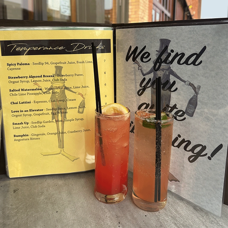 toasted-frog-mocktails Mocktails in Grand Forks at Toasted Frog.