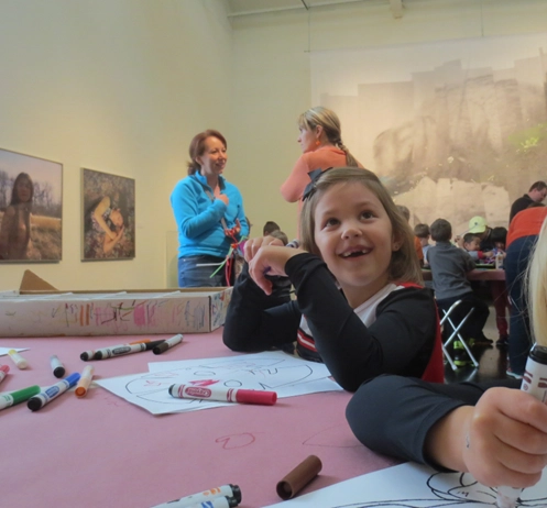 ndmoa-family-night North Dakota Museum of Art Family days event in Grand Forks.