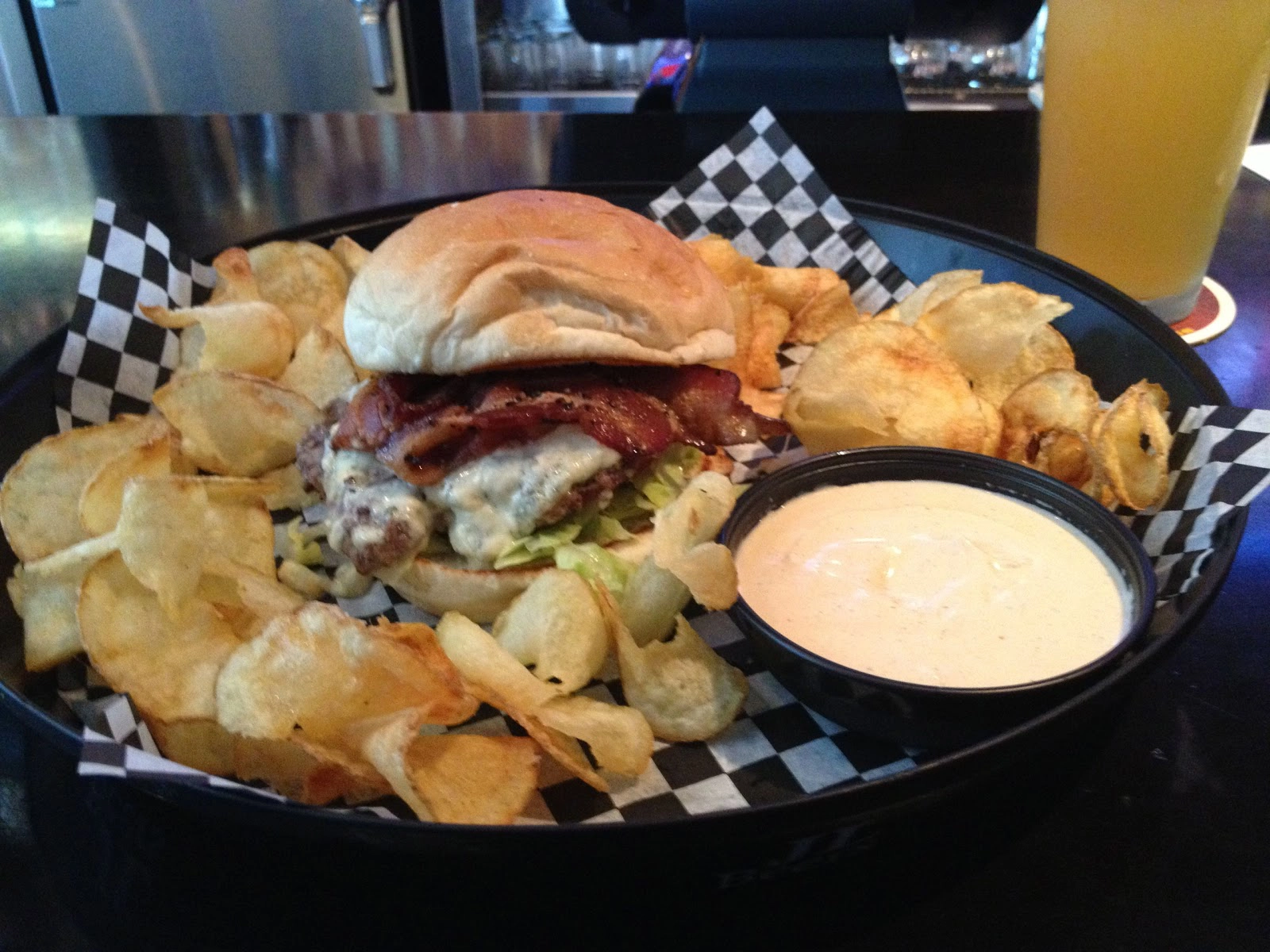 speedway Grand Forks Burger from the Spud Jr.