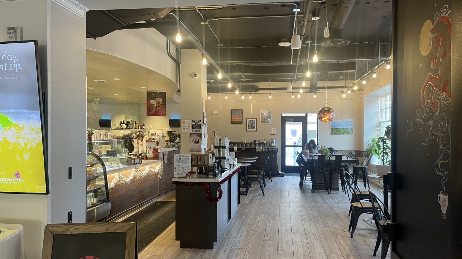 Sweetwaters Coffe and Tea Photo Lots of beautiful natural light coming through at Sweetwaters coffee in downtown Grand Forks!