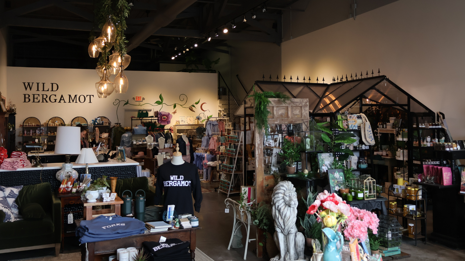 Wild Bergamot Photo Wild Bergamot Boutique on full display! Showing the store from a wide lens in all its glory with all the products on display.