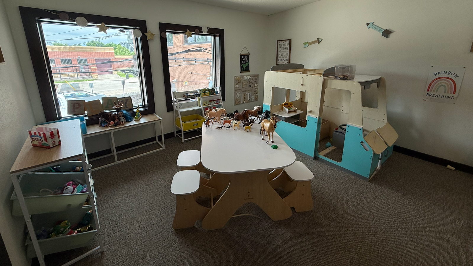 The Ember Kids Playroom The Ember Coffeehouse kids playroom upstairs