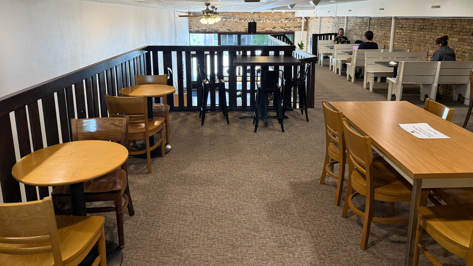 The Ember Upstairs The Ember Coffeehouse upstairs seating area