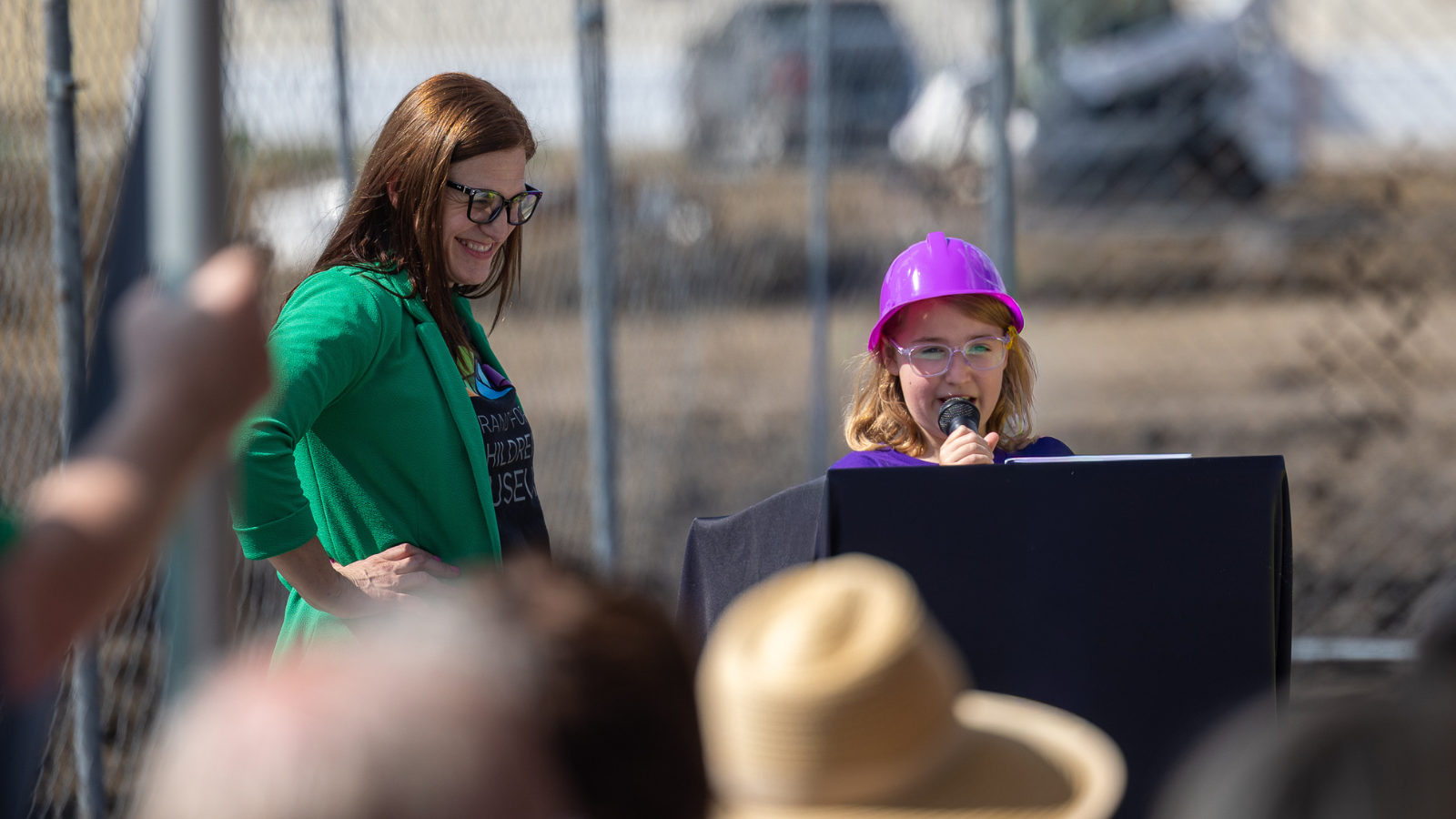 A child of our community speaks about her hopes for the museum at the groundbreaking event.